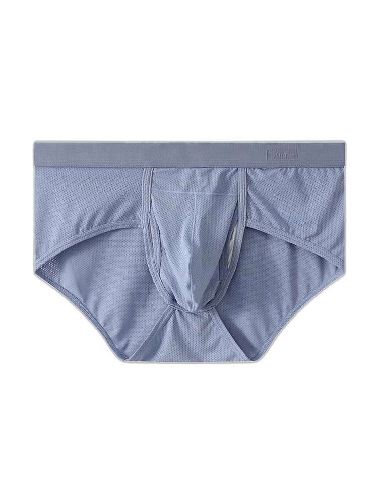 4 Pack Men's Large Pouch Separation Ice Silk Briefs