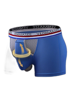 3 Pack Men's Breathable Divided Double Pouch Boxer Briefs
