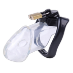 LOCK4D Rikers Chastity Cock Cage Transparent