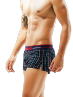 Men’s Relaxed Plaid Vent Cotton Boxers