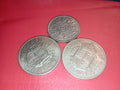 COIN : 3 DIFFERENT COINS - TWO SHILLING 1966, 1962&1967 HALF CROWN