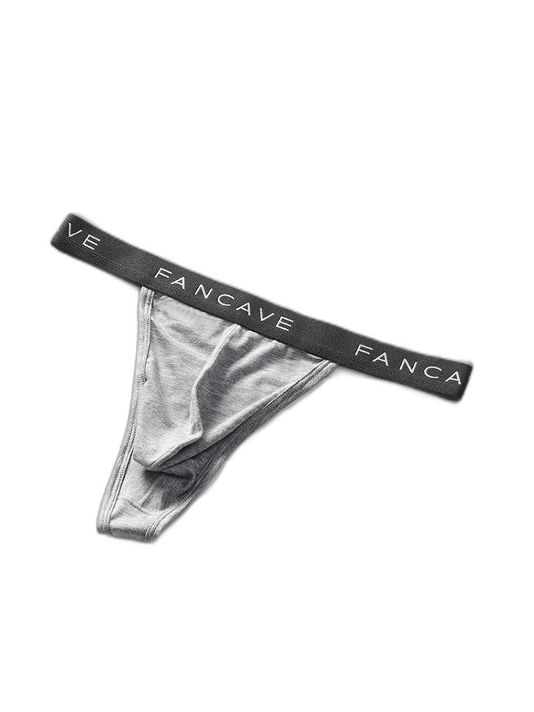 3 Pack Men's Modal U-Pouch Mid-Rise Thongs