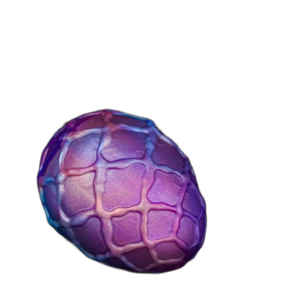 Curio Egg - Large Butt Plug with Chain Leash