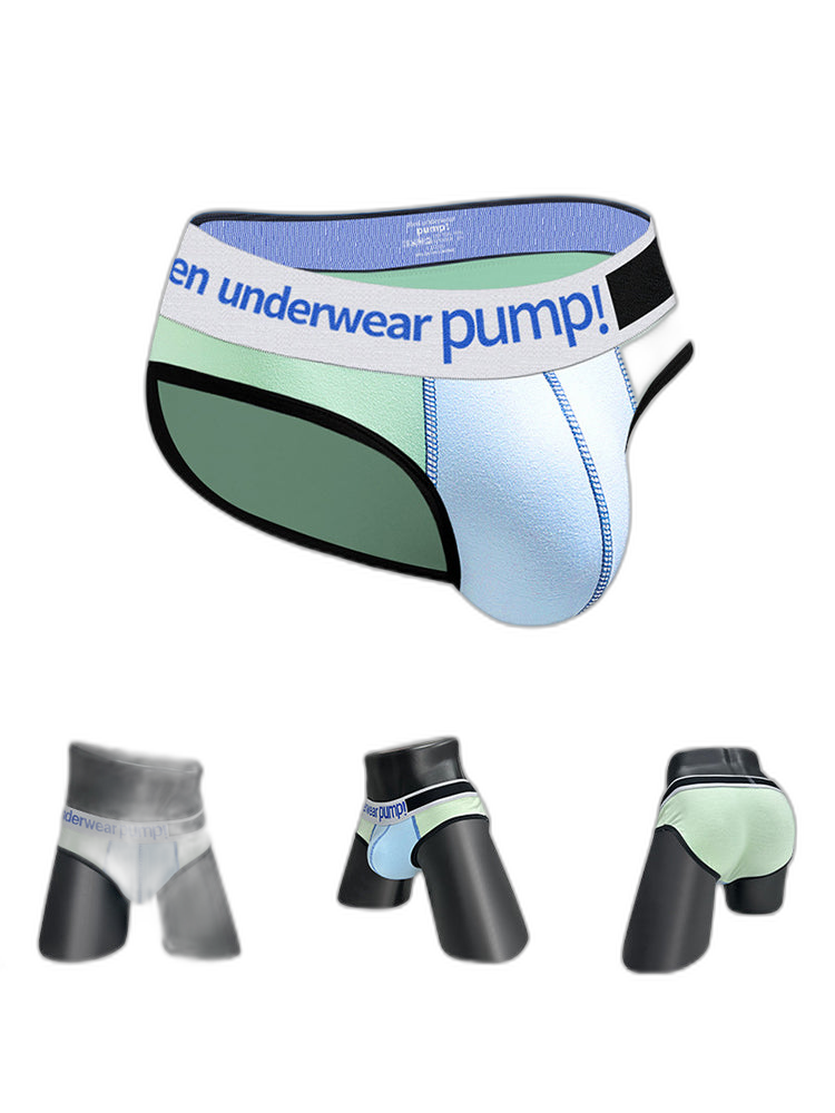 2 Pack Men's Middle-Rise Cotton Sexy Briefs