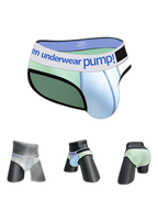 2 Pack Men's Middle-Rise Cotton Sexy Briefs