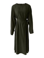 Plus Size Lace Up Muslim Women's Dress