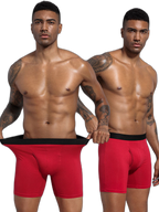 Multi-pack Men's Prevent Thighs Chafing Boxer Briefs