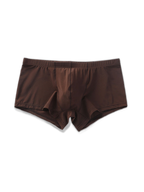 Thin Breathable Ice Silk U Convex Boxers for Men