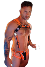 Breedwell Circuit Breaker Body Harness Neon Orange