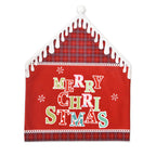 Christmas Decoration English Alphabet Chair Cover
