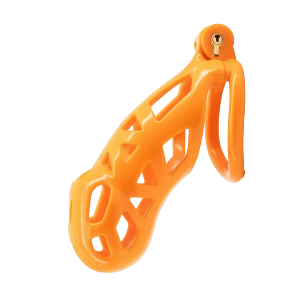 Chastity Cage Obedient Orange