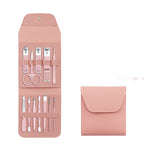 Make Up 16 Pcs Nail Clippers Nail Cutter Nail Scissors With PU Bag Stainless Steel Eagle Hook Portable Tools