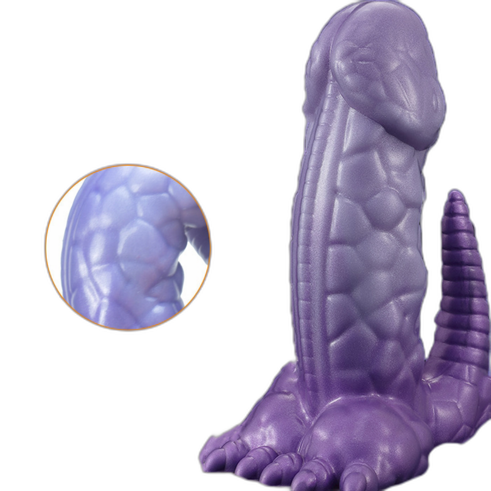 Dino - 8.46 Inch Monster Dildo - Fantasy Dildo - Dragon Dildo - 2 Sizes