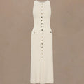 Knitted Elegant Sleeveless Dress For Women