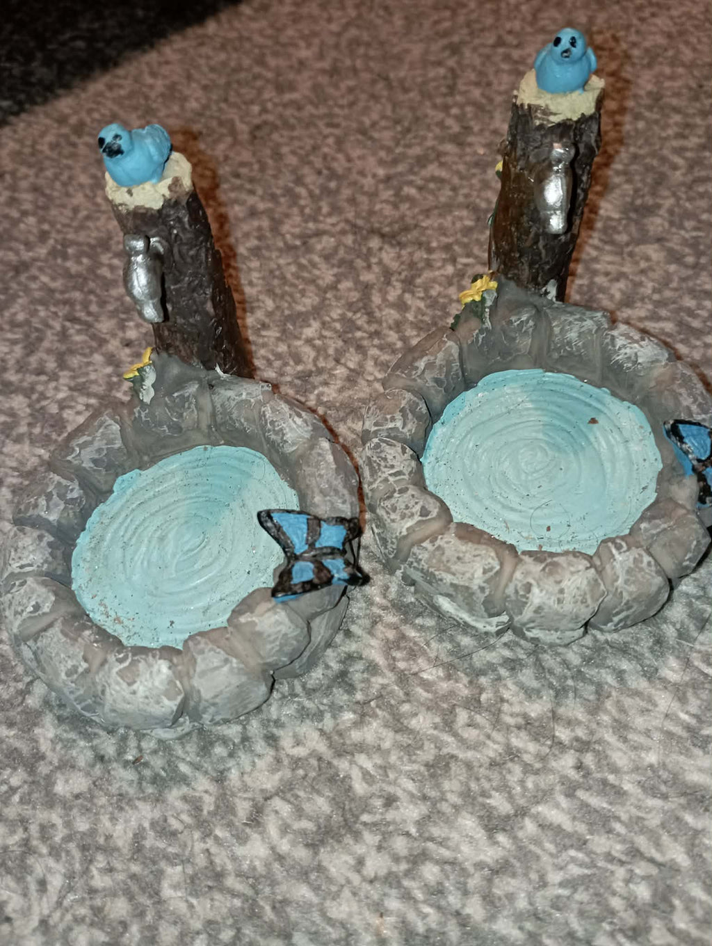 2 SMALL DECORATIVE POOL/BIRD/POND
