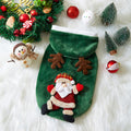 Pet Christmas Costumes Flannel Material Suitable For Small Cats And Dogs