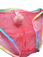 3-pack Men's Ultra-sheer Rainbow-edge Mesh Briefs