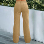 Lightweight Sports Pants Zipper Pocket Exercise Workout Pants