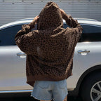 Loose-fitting Casual Corduroy Jacket With Long Sleeves