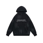 American Vintage Distressed Graffiti Hoodie