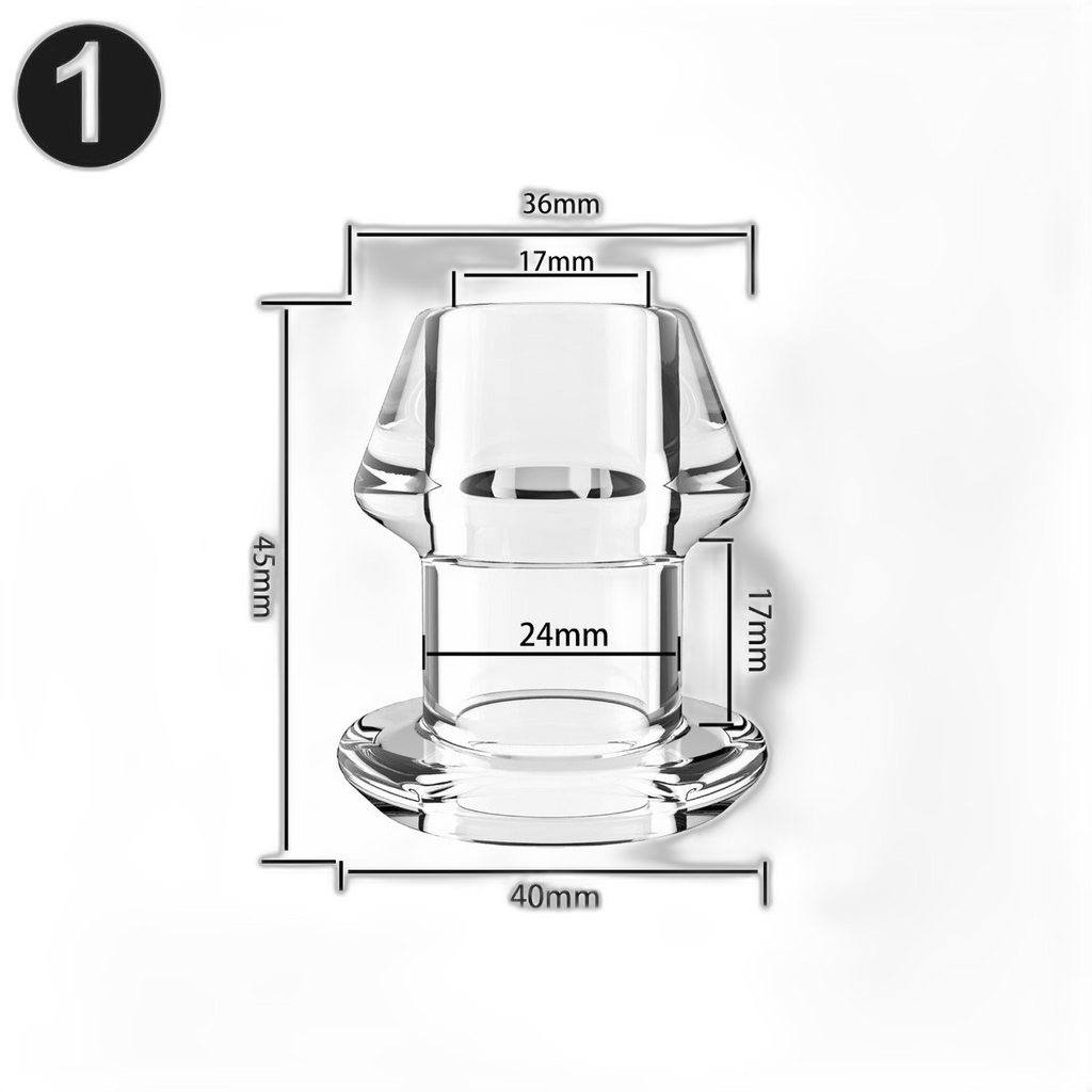 ruff GEAR Open Up Tunnel Plug Small Clear