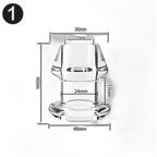 ruff GEAR Open Up Tunnel Plug Small Clear
