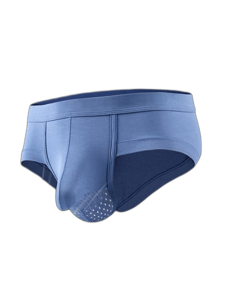 2 Pack Men's Breathable Pouch Separate Modal Briefs