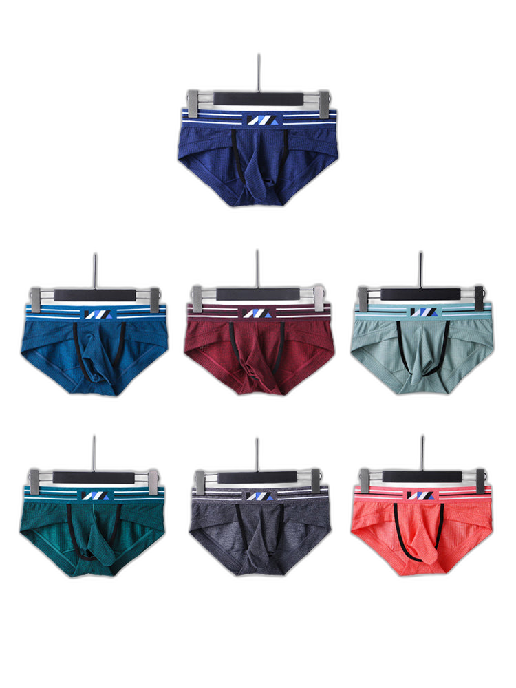 2 Pack Soft Separated Pouch Mens Briefs