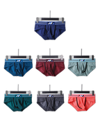 2 Pack Soft Separated Pouch Mens Briefs
