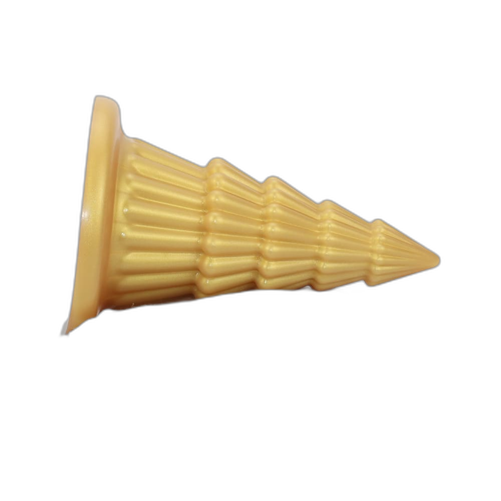 Golden Whirl - Silicone Anal Plug - Anal Sex Toy