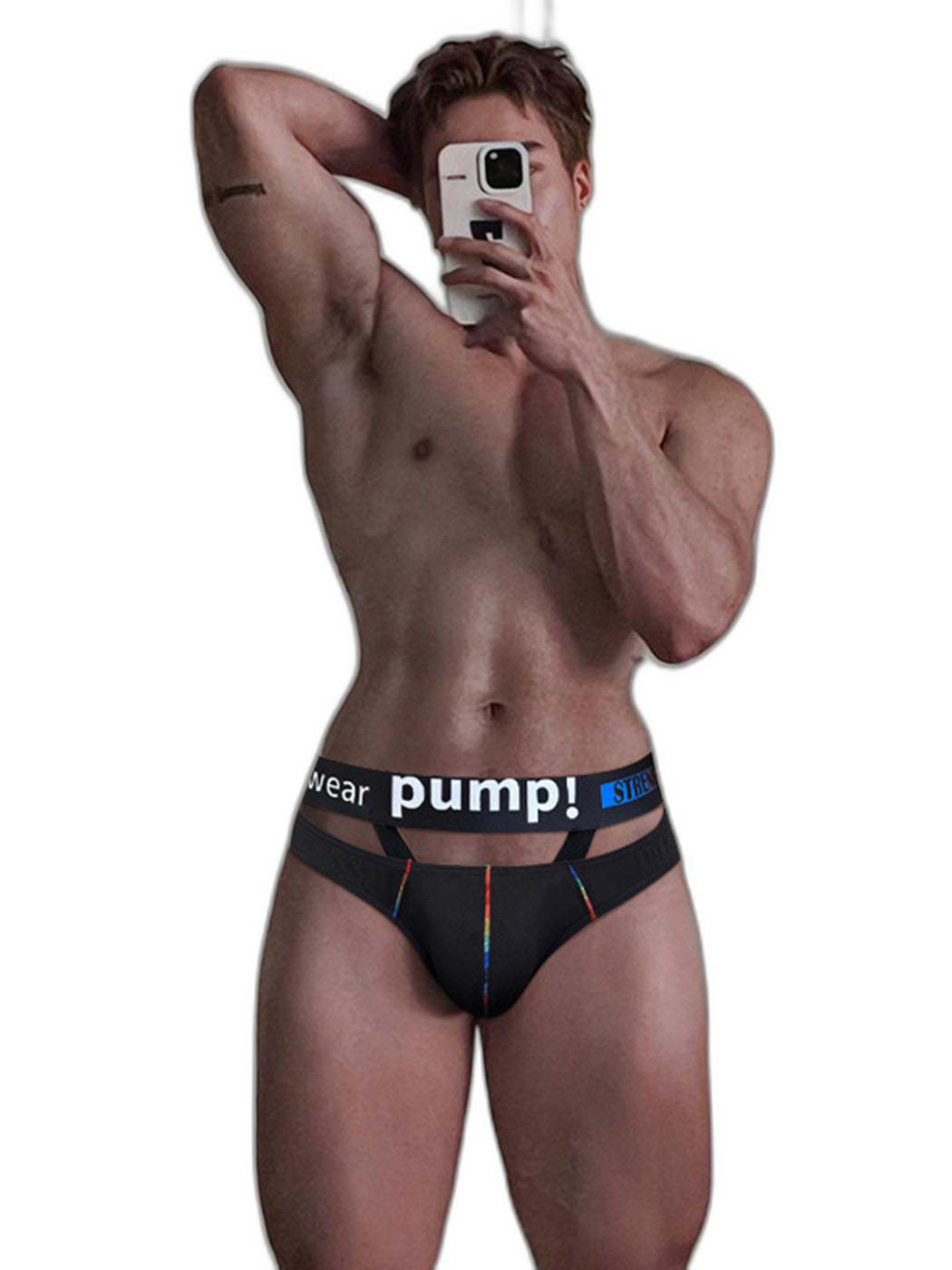 2 Pack Men’s Sexy Low-rise Garter Briefs