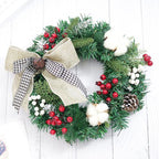 Creative Christmas Door Wreath Christmas Decoration Artificial Garland Wreaths For Car Home Window Wall Decoration