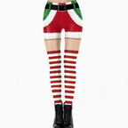 Sexy Slim-fit Straight-leg Tight Leggings For Women Featuring 3D Printed Character Designs