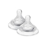 Mooma Kindy Silicone Teats Slow Flow 0-6 months Pack of 2