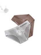 3 Pack Men's Ultra-Thin Seamless Ice Silk Cool-Touch Briefs