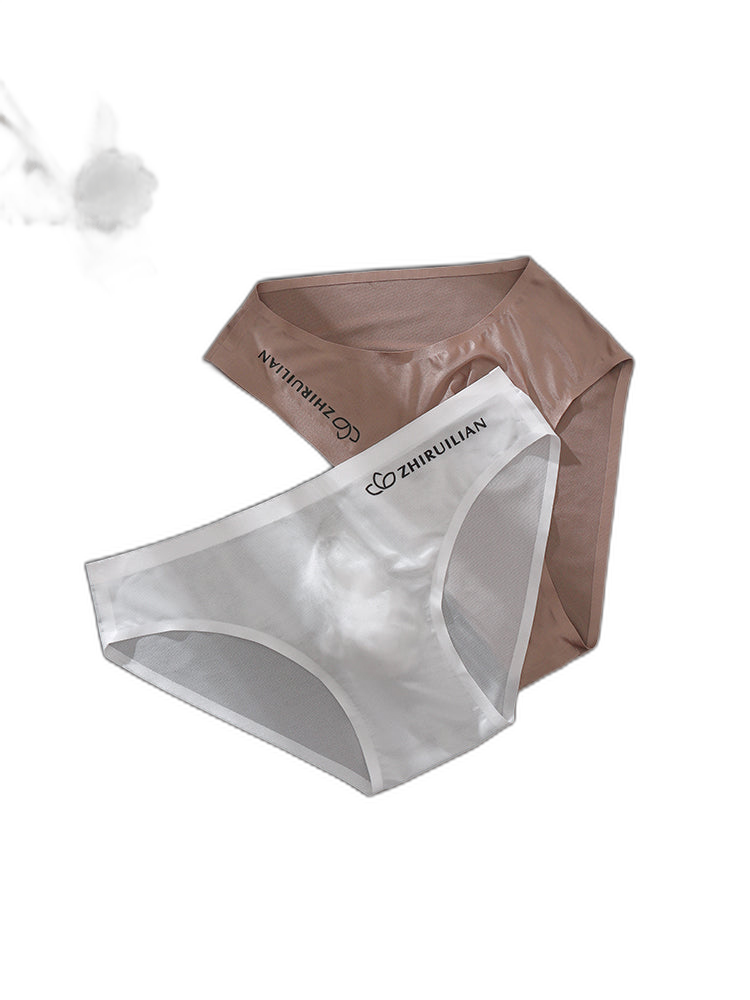 3 Pack Men's Ultra-Thin Seamless Ice Silk Cool-Touch Briefs