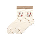 Socks Female Japanese Cute Cartoon Hand-painted  Stockings Korean Version