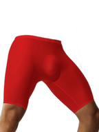 3 Pack Men's Breathable Seamless Mid-Length Boxer Briefs