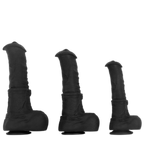 ruff GEAR Silicone Dark Horse Realistic Dildo 13.2 Inch