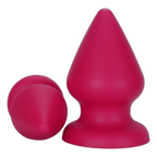 Red Drop - Soft Silicone Anal Plug - 6 Sizes