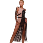 Women's Leather Lingerie Harness