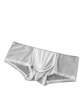 2-Pack Men's Breathable Mesh Ice Silk U-convex Low Waist Boxer Briefs