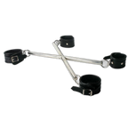 ruff GEAR Stainless Steel X Hog Tie Spreader Bar with Restraints