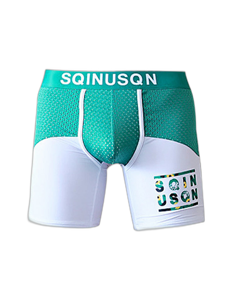 Men's Anti-Chafing Sports Boxer Briefs with Spacious Pouch