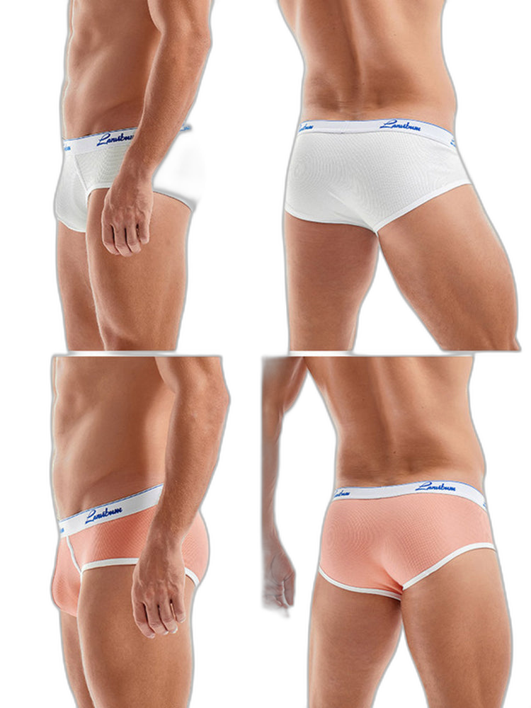 2 Pack Men's Thread Cotton Pouch Briefs