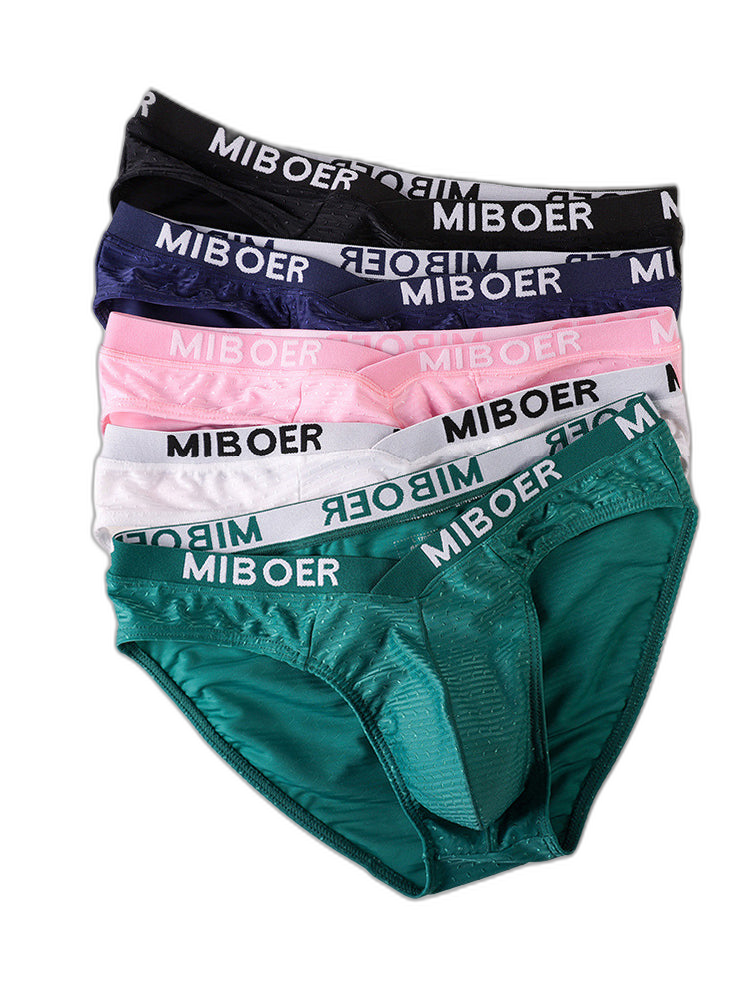 2 Pack Men's U-Pouch V-Front Low-Rise Briefs