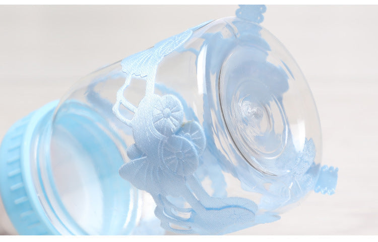MoonBud Bear Bow Baby Bottle - BPA-Free Small Infant Feeder