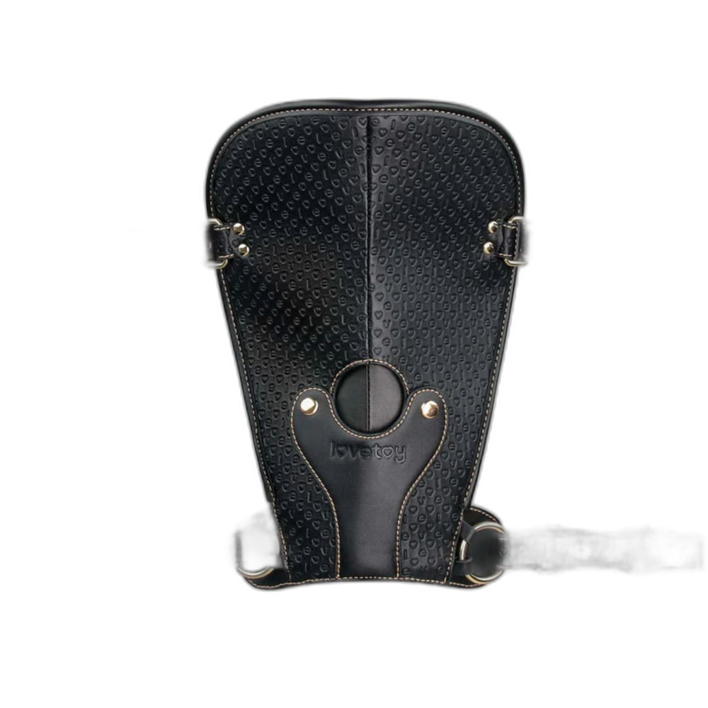 Rebellion Reign - Suction Cup Dildo Mount - Leather Strap On Harness & Versatile Mount