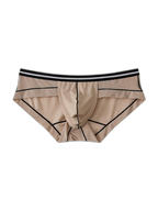 3 Pack Men's Semi-Transparent Comfortable Soft Skin-Friendly Minimalist Briefs
