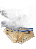 3 Pack Sexy Fashion Ice Silk Solid Color Men's Briefs